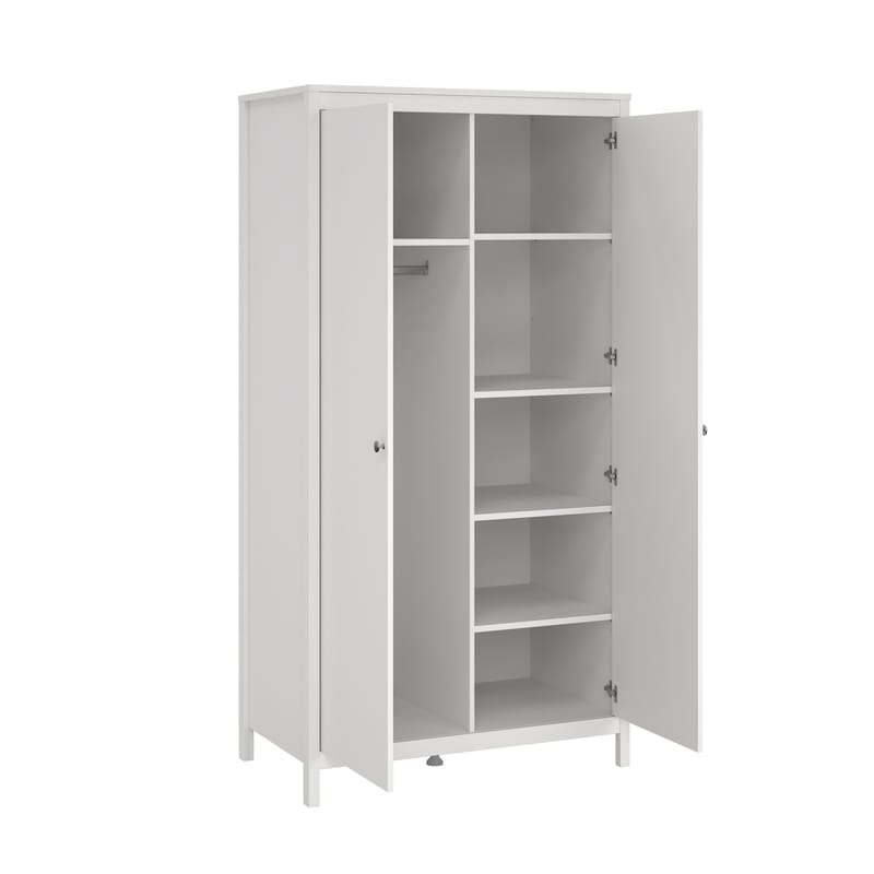Vallvidera Garderobe med 2 dører 102x199 cm - Oppbevaring - Klesoppbevaring - Garderober & garderobesystem - Garderobeskap & klesskap