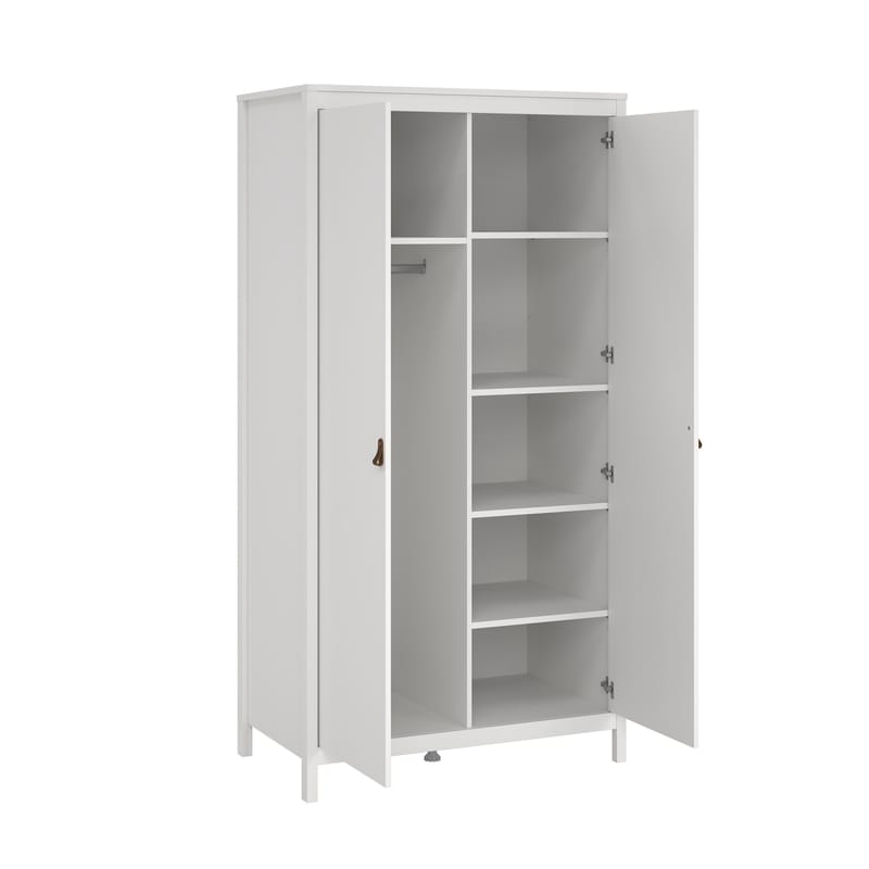 Vallvidera Garderobe med 2 dører 102x199 cm - Oppbevaring - Klesoppbevaring - Garderober & garderobesystem - Garderobeskap & klesskap