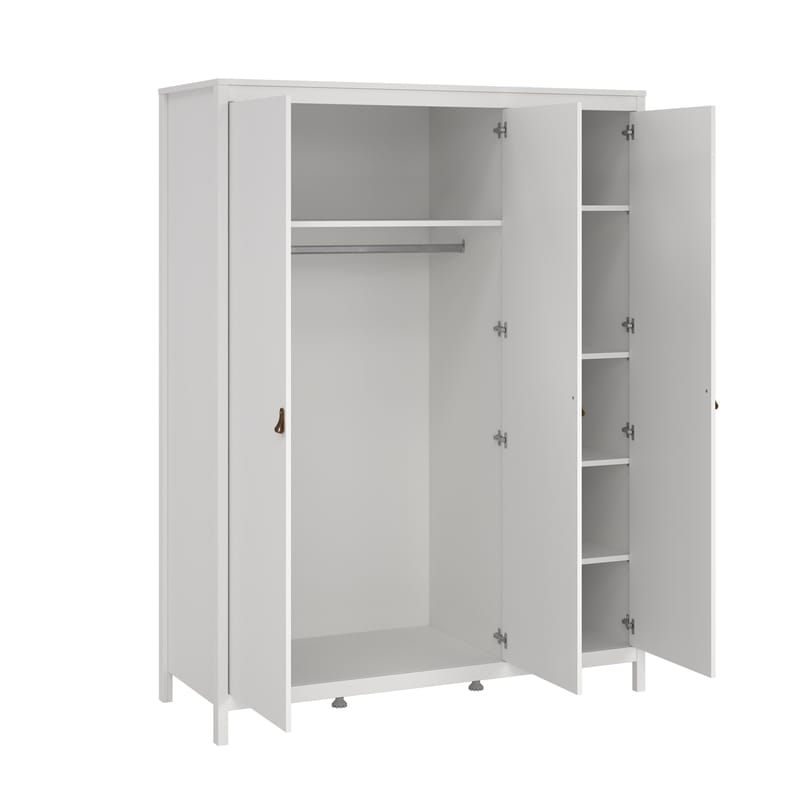 Vallvidera Garderobe med 3 dører 150x199 cm - Oppbevaring - Klesoppbevaring - Garderober & garderobesystem - Garderobeskap & klesskap