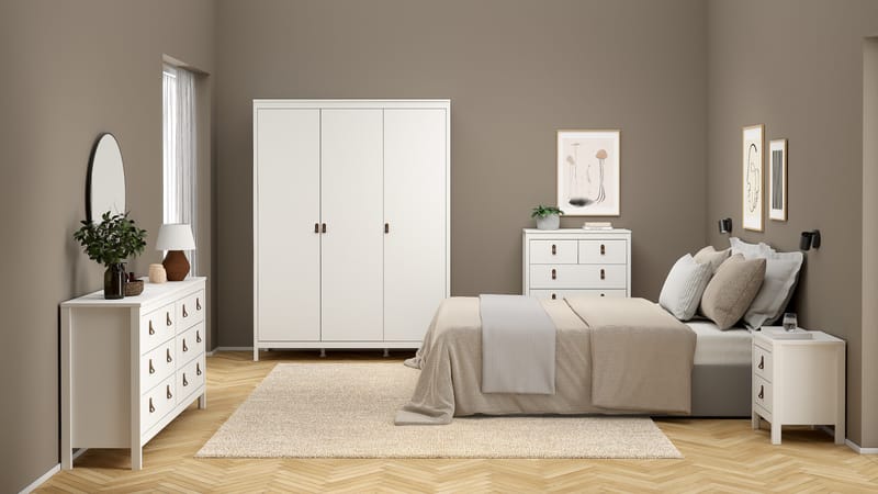 Vallvidera Garderobe med 3 dører 150x199 cm - Oppbevaring - Klesoppbevaring - Garderober & garderobesystem - Garderobeskap & klesskap