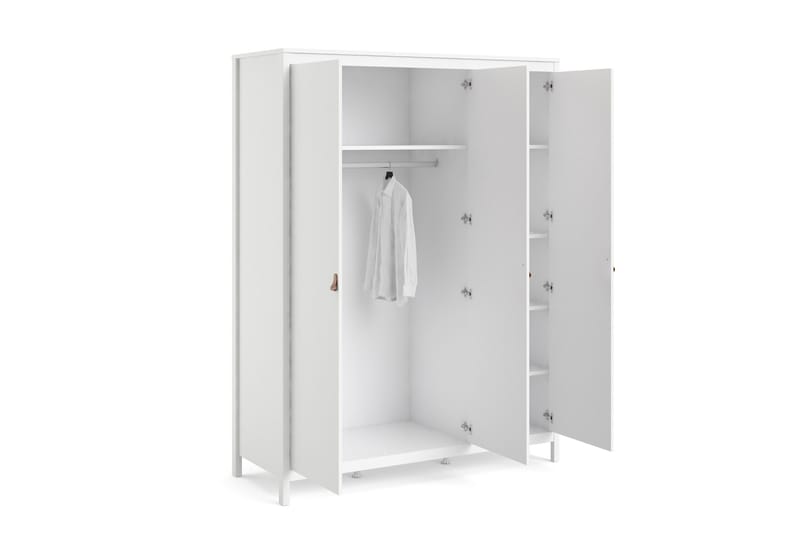 Vallvidera garderobeskap 58x150 cm - Hvit - Oppbevaring - Klesoppbevaring - Garderober & garderobesystem