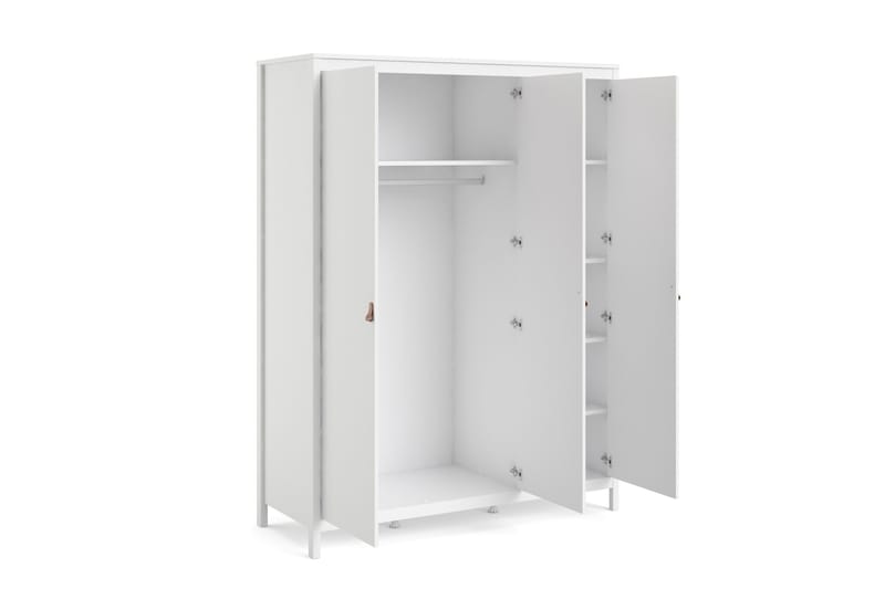 Vallvidera garderobeskap 58x150 cm - Hvit - Oppbevaring - Klesoppbevaring - Garderober & garderobesystem