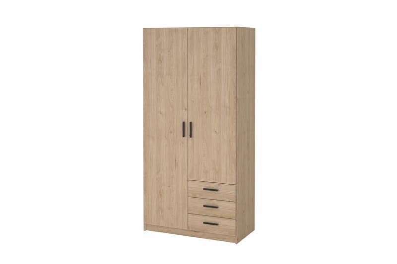 Vandana Garderobe 99x200 cm - Brun - Oppbevaring - Klesoppbevaring - Garderober & garderobesystem