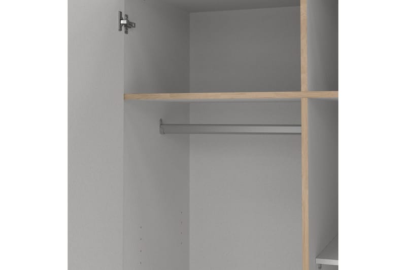 Vandana Garderobe 99x200 cm - Brun - Oppbevaring - Klesoppbevaring - Garderober & garderobesystem