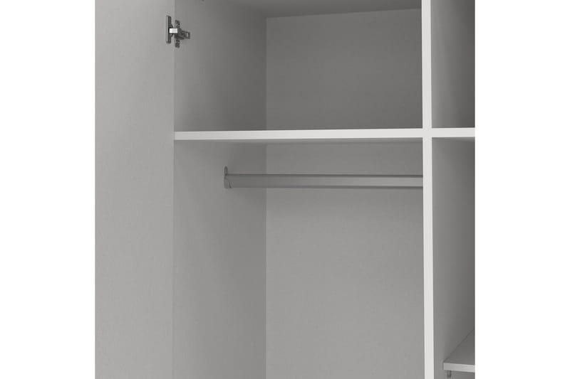 Vandana Garderobe 99x200 cm - Hvit - Oppbevaring - Klesoppbevaring - Garderober & garderobesystem
