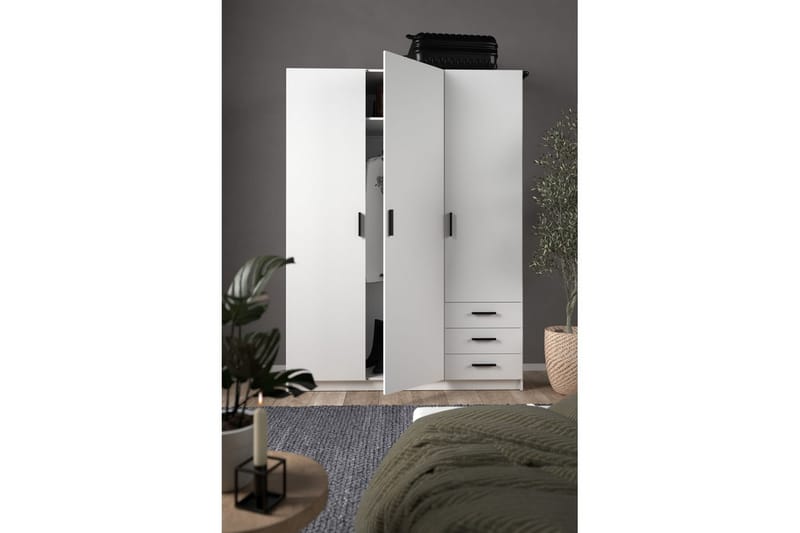 Vandana Garderobe - Hvit - Oppbevaring - Klesoppbevaring - Garderober & garderobesystem