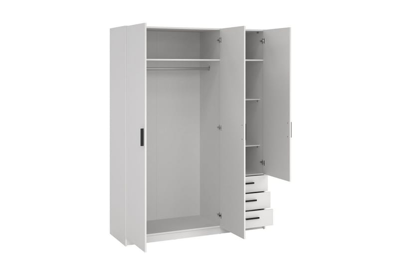 Vandana Garderobe - Hvit - Oppbevaring - Klesoppbevaring - Garderober & garderobesystem