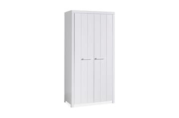 Vandeveer Garderobe 2 Dører - Hvit - Oppbevaring - Klesoppbevaring - Garderober & garderobesystem