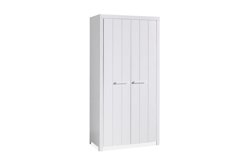 Vandeveer Garderobe 2 Dører - Hvit - Oppbevaring - Klesoppbevaring - Garderober & garderobesystem