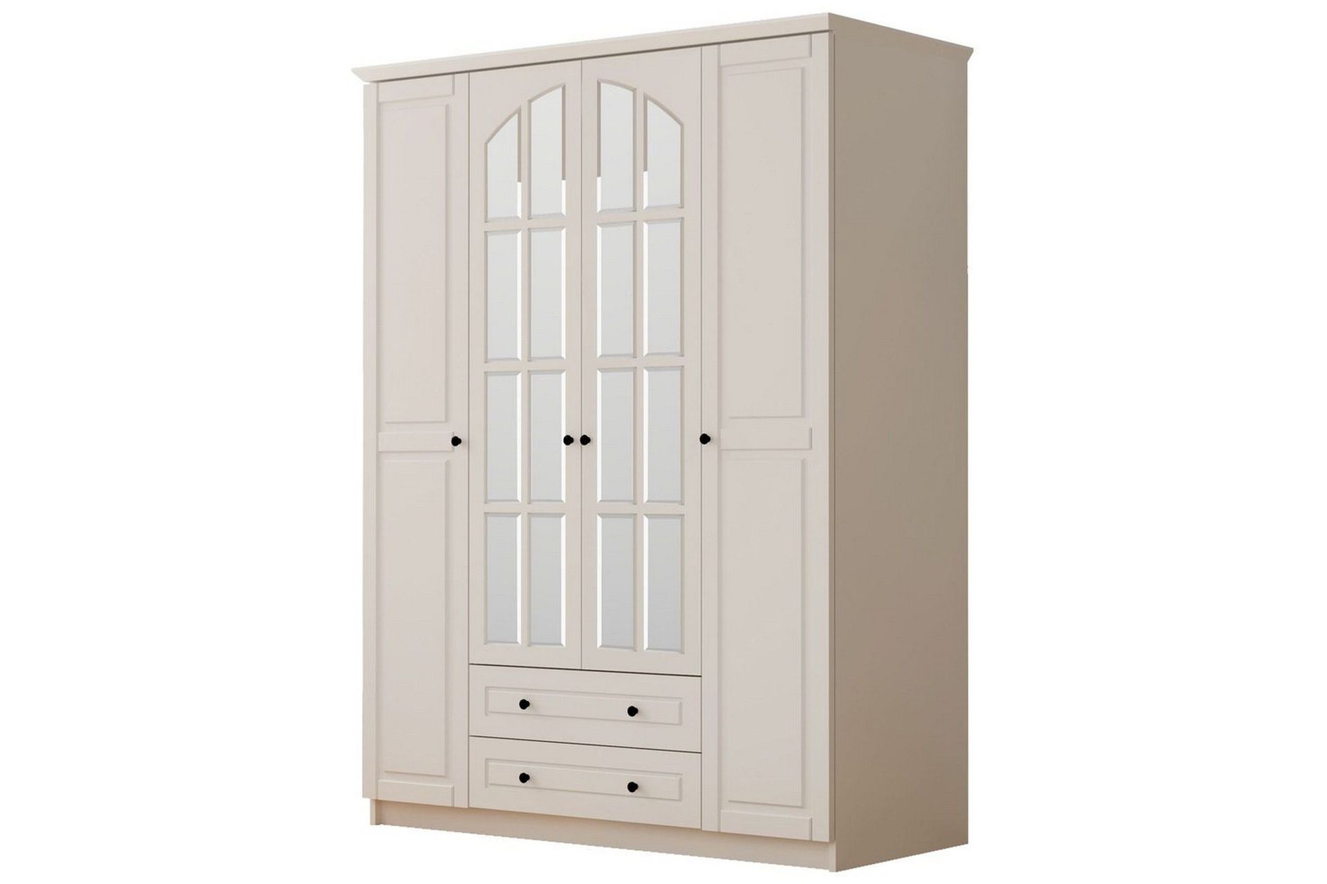 Varin Garderobe 140x210 cm - Matt Hvit