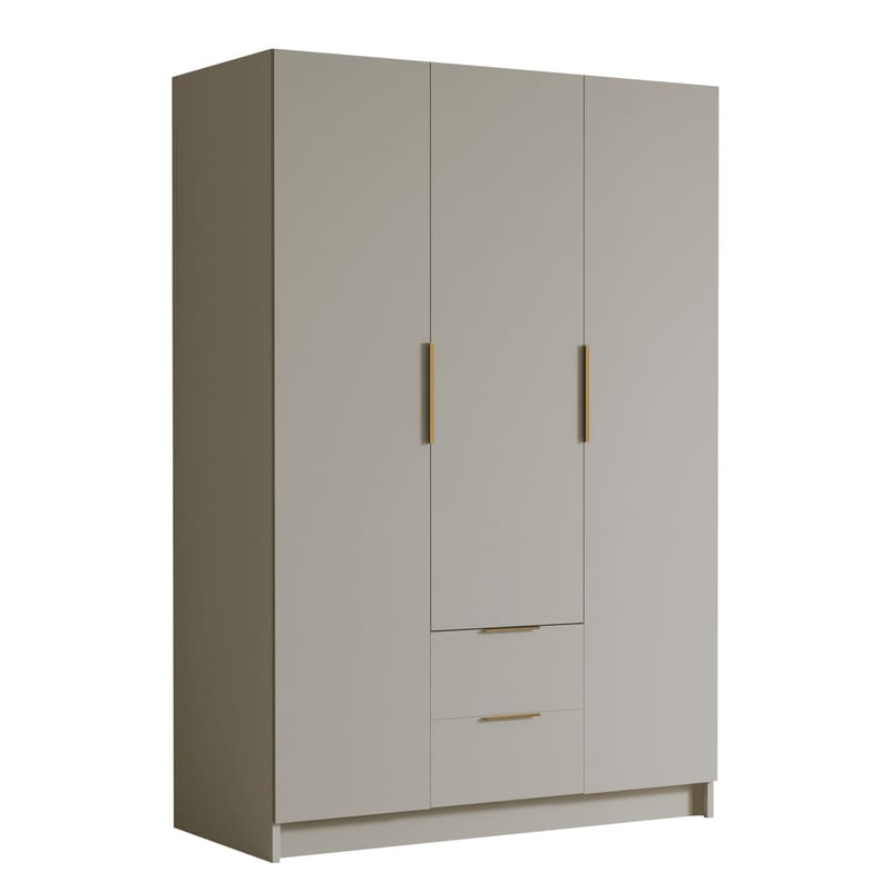 Varros Garderobeskap 150x216 cm - Beige - Oppbevaring - Klesoppbevaring - Garderober & garderobesystem