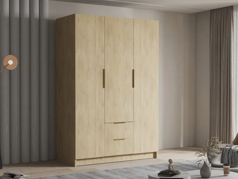 Varros Garderobeskap 150x216 cm - Brun - Oppbevaring - Klesoppbevaring - Garderober & garderobesystem