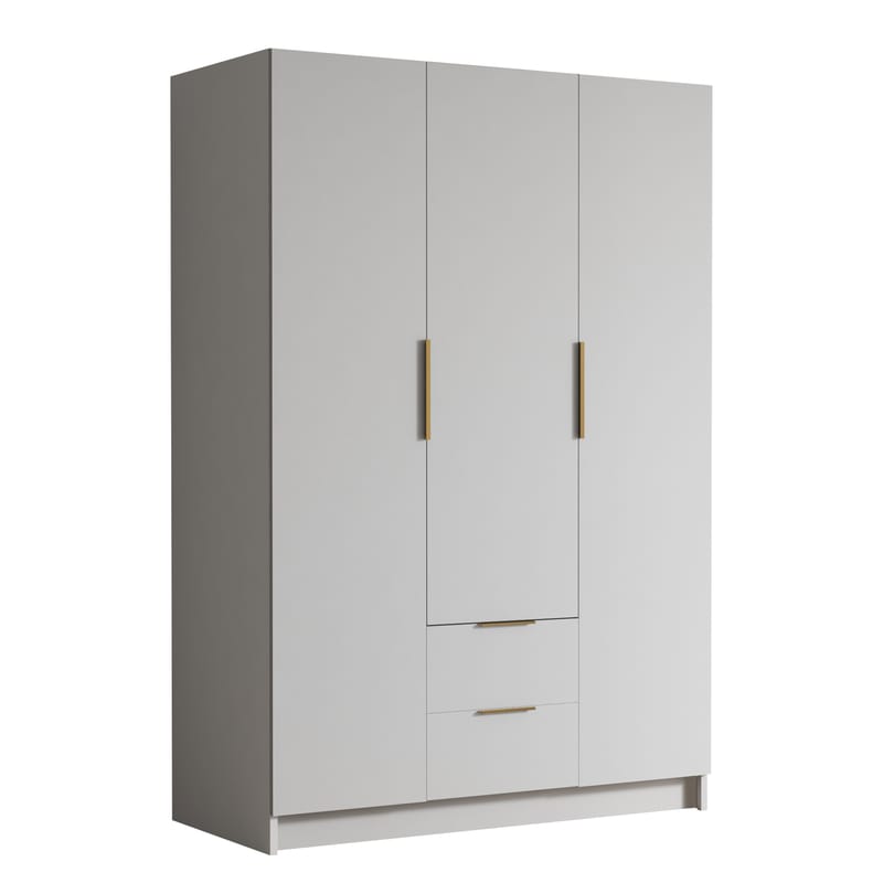 Varros Garderobeskap 150x216 cm - Hvit - Oppbevaring - Klesoppbevaring - Garderober & garderobesystem