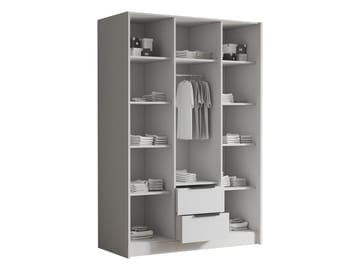 Varros Garderobeskap 150x216 cm i Mørkt Tre - Brun - Oppbevaring - Klesoppbevaring - Garderober & garderobesystem