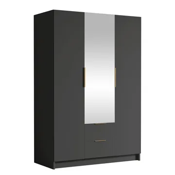 Varros Garderobeskapeskap med speil 150x216 cm