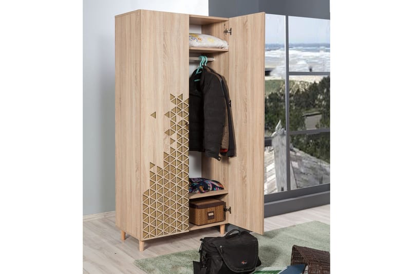 Vellavie Garderobe Dekor - Lysebrun - Oppbevaring - Klesoppbevaring - Garderober & garderobesystem