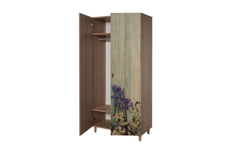 Vellavie Garderobe Kirsebærblomst - Grønn - Oppbevaring - Klesoppbevaring - Garderober & garderobesystem