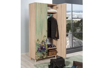 Vellavie Garderobe Kirsebærblomst - Grønn - Oppbevaring - Klesoppbevaring - Garderober & garderobesystem