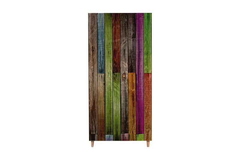 Vellavie Garderobe Regnbuepanel - Flerfarget - Oppbevaring - Klesoppbevaring - Garderober & garderobesystem