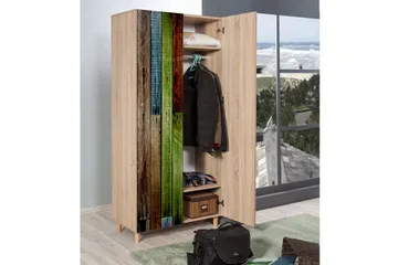 Vellavie Garderobe Regnbuepanel - Flerfarget - Oppbevaring - Klesoppbevaring - Garderober & garderobesystem
