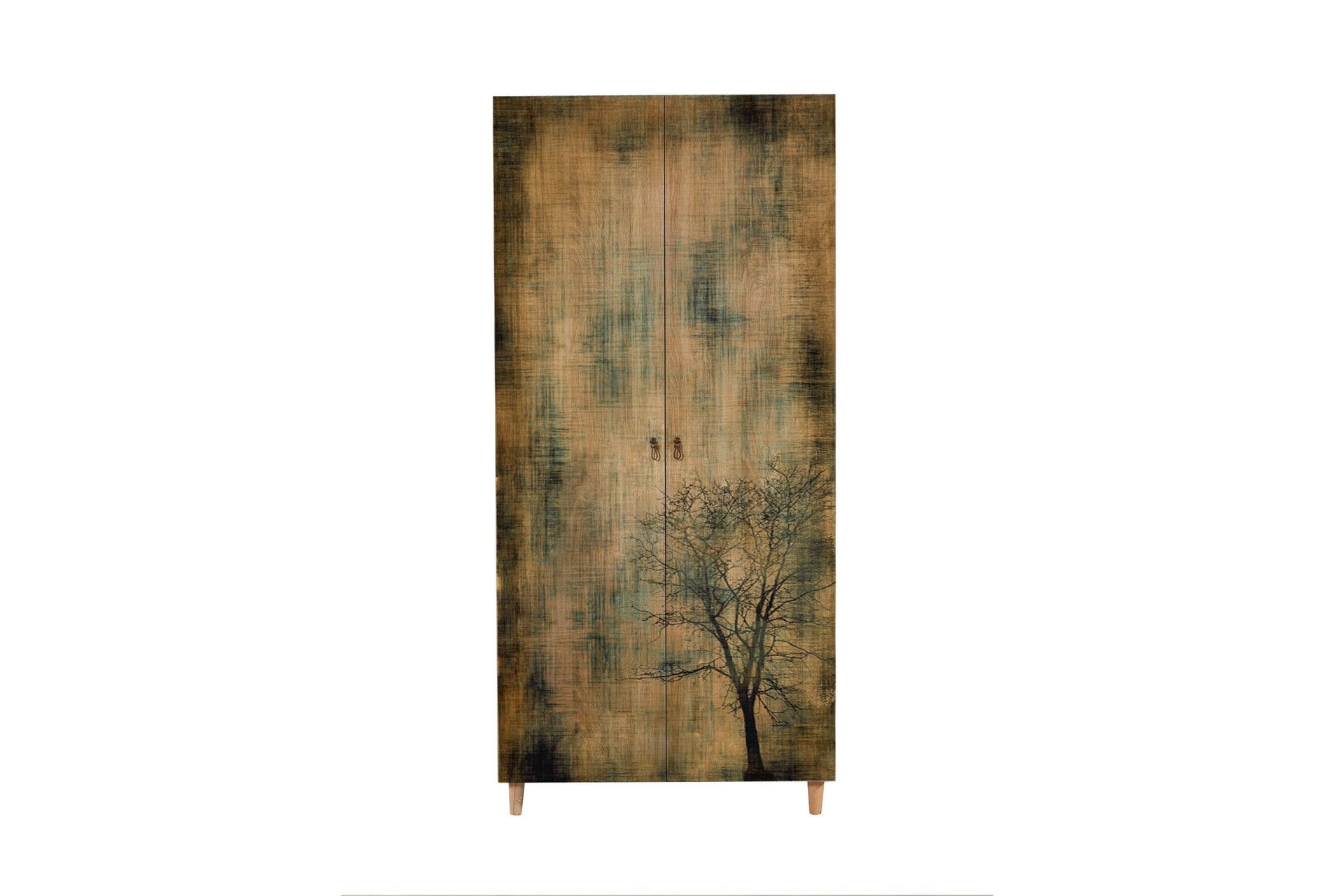 Vellavie Garderobe Tresilhuett - Grønn/Brun