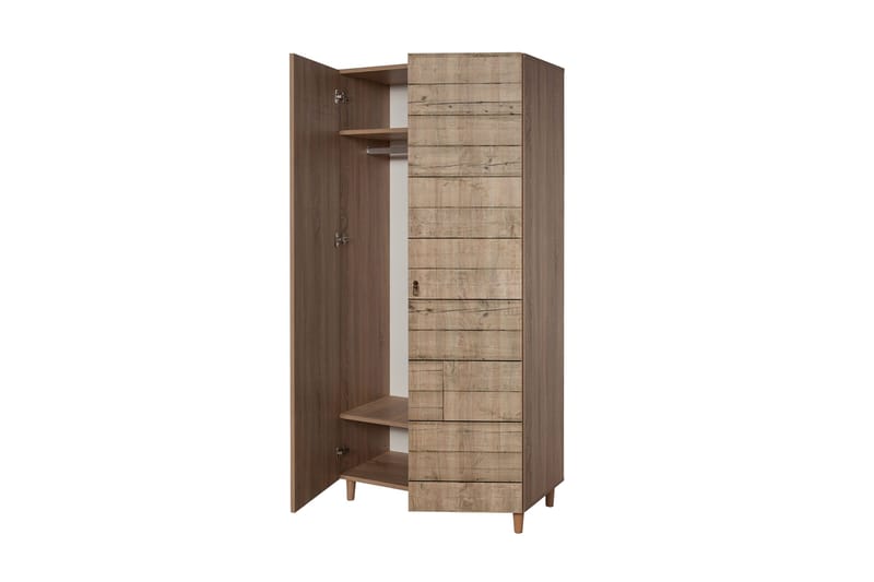 Vellavie Garderobe Panel - Brun - Oppbevaring - Klesoppbevaring - Garderober & garderobesystem