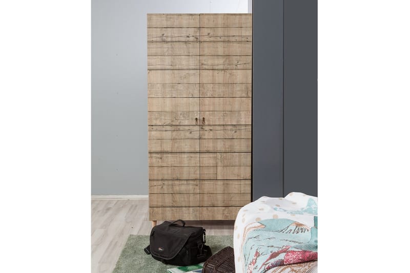 Vellavie Garderobe Panel - Brun - Oppbevaring - Klesoppbevaring - Garderober & garderobesystem