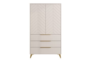 Vemdalen Garderobe 104 cm - Sand beige - Oppbevaring - Klesoppbevaring - Garderober & garderobesystem