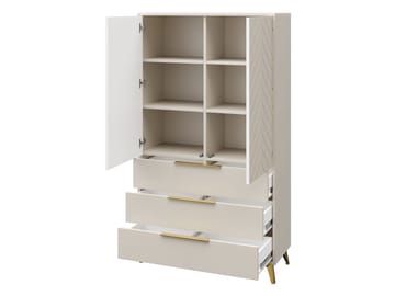 Vemdalen Garderobe 104x180 cm - brun - Oppbevaring - Klesoppbevaring - Garderober & garderobesystem - Garderobeskap & klesskap