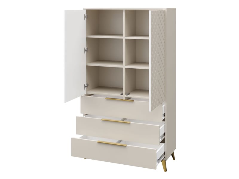 Vemdalen Garderobe 104x180 cm - brun - Oppbevaring - Klesoppbevaring - Garderober & garderobesystem - Garderobeskap & klesskap