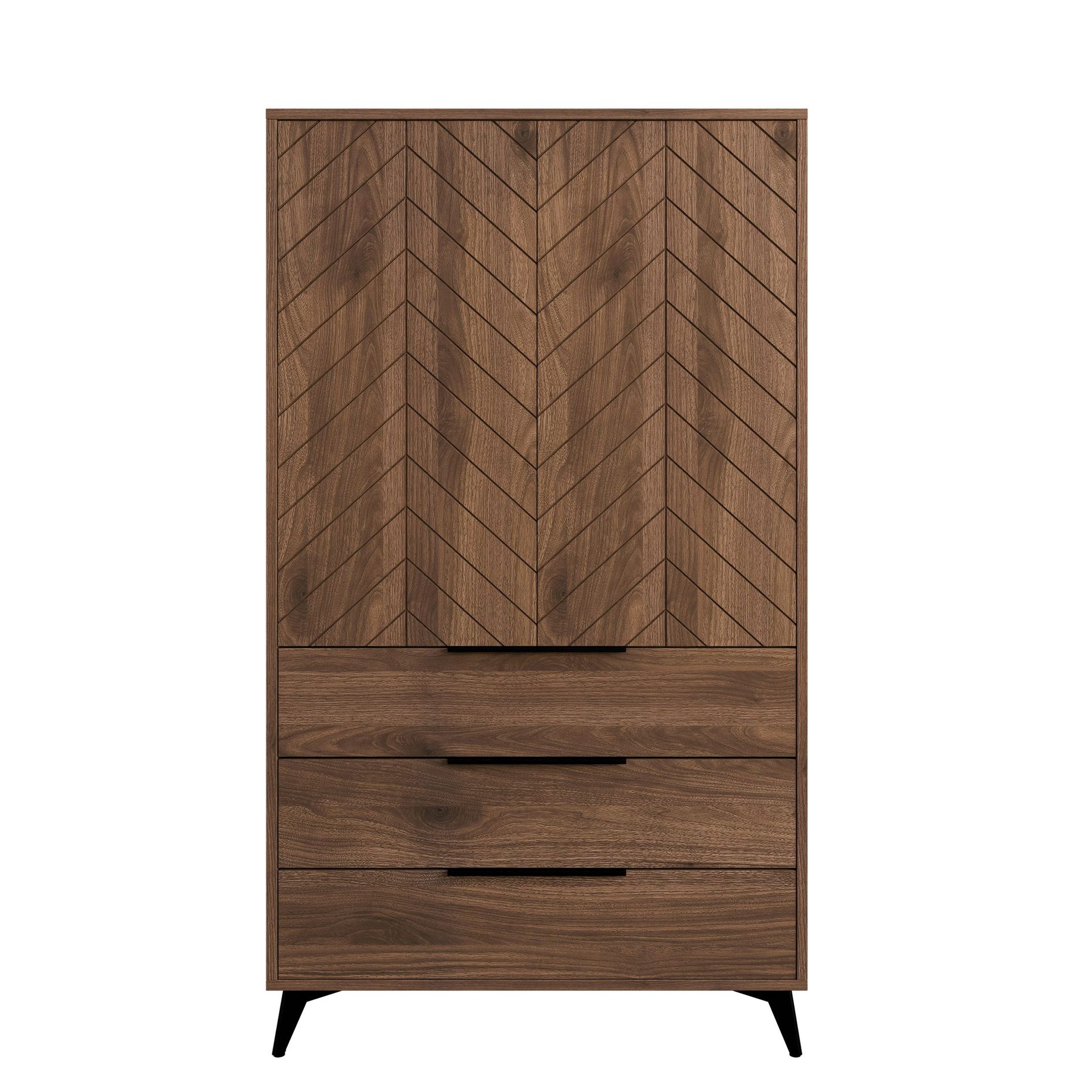 Vemdalen Garderobe 104x180 cm - brun