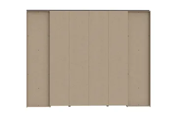 Vergina Garderobe 62x280 cm - Brun/Svart - Oppbevaring - Klesoppbevaring - Garderober & garderobesystem
