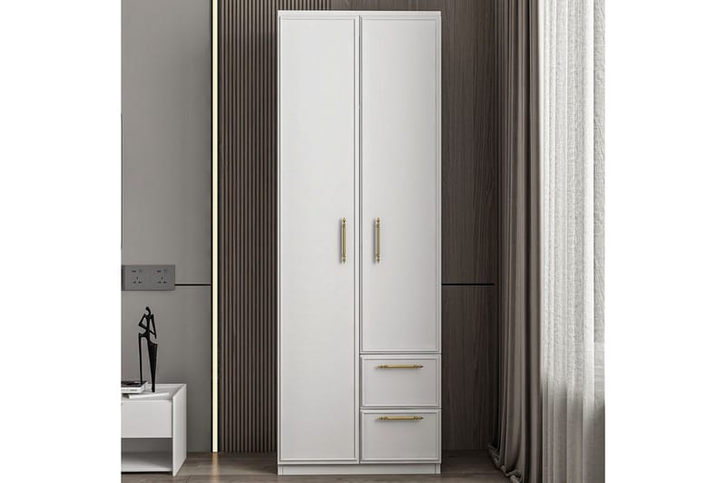 Vespera Garderobe 60x171,8 cm - Hvit - Oppbevaring - Klesoppbevaring - Garderober & garderobesystem
