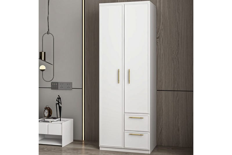 Vespera Garderobe 60x171,8 cm - Hvit - Oppbevaring - Klesoppbevaring - Garderober & garderobesystem