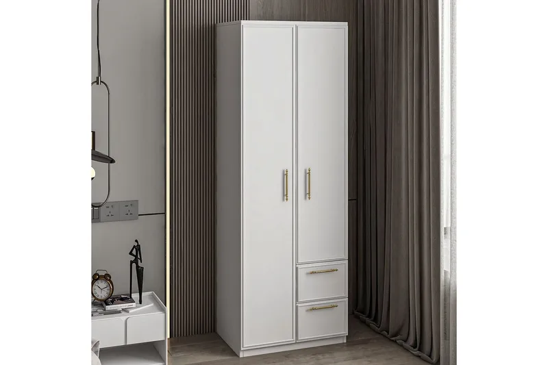 Vespera Garderobe 60x171,8 cm - Hvit - Oppbevaring - Klesoppbevaring - Garderober & garderobesystem