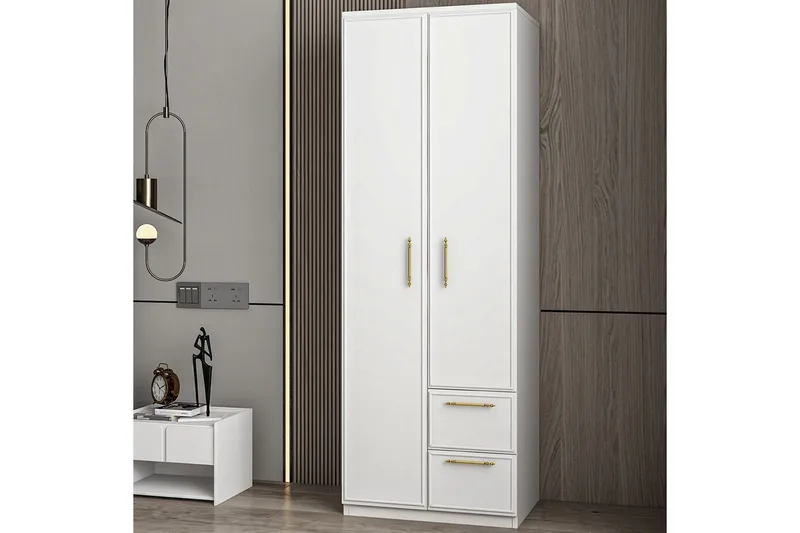 Vespera Garderobe 60x171,8 cm - Hvit - Oppbevaring - Klesoppbevaring - Garderober & garderobesystem