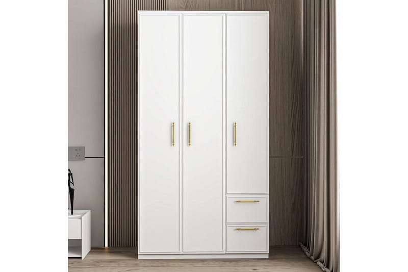 Vespera Garderobe 90x171,8 cm - Hvit - Oppbevaring - Klesoppbevaring - Garderober & garderobesystem