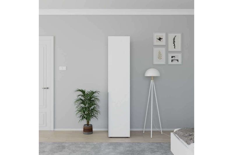 Vornic Garderobe 45x210 cm - Hvit - Oppbevaring - Klesoppbevaring - Garderober & garderobesystem