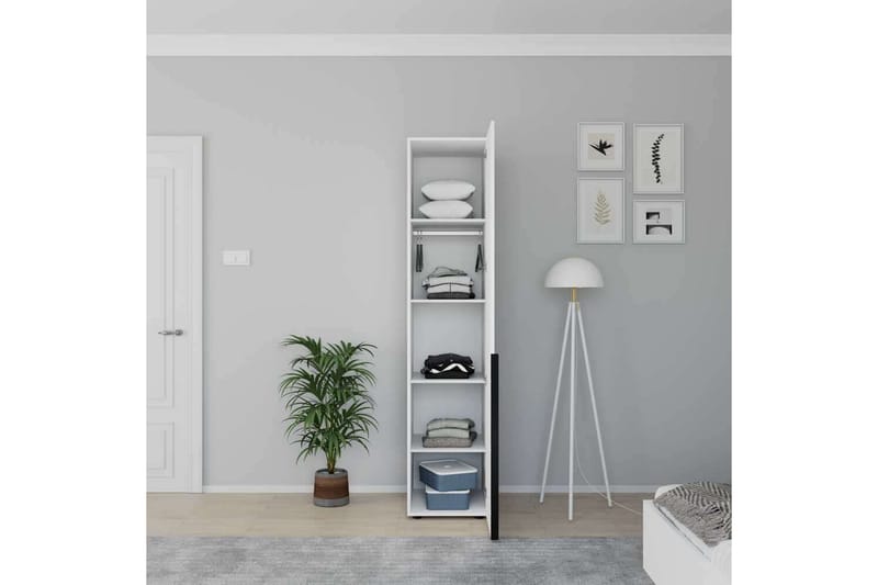 Vornic Garderobe 45x210 cm - Hvit - Oppbevaring - Klesoppbevaring - Garderober & garderobesystem