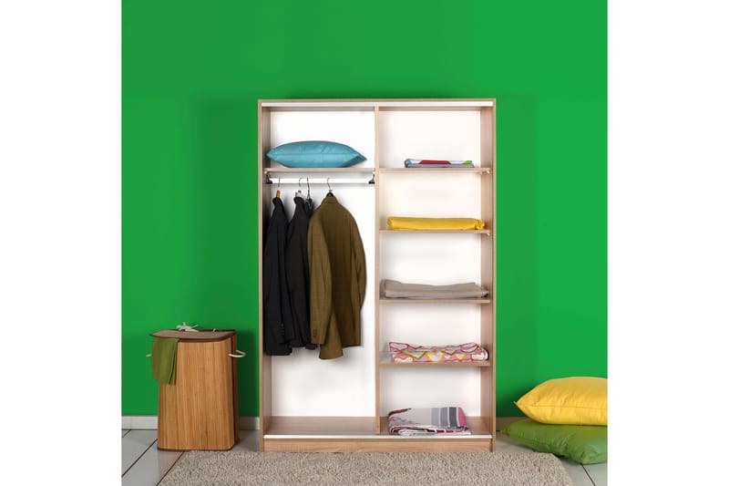Wardrobe Eik-Sonoma - Natur - Oppbevaring - Klesoppbevaring - Garderober & garderobesystem
