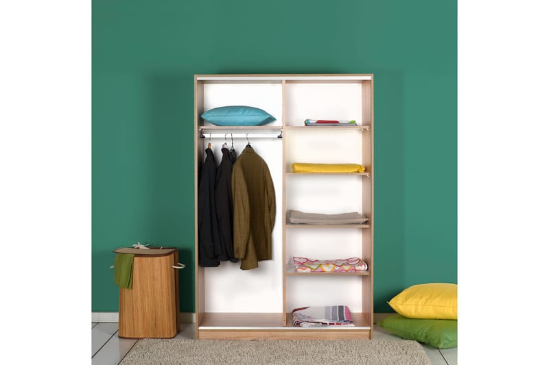 Wardrobe Eik-Sonoma - Natur - Oppbevaring - Klesoppbevaring - Garderober & garderobesystem
