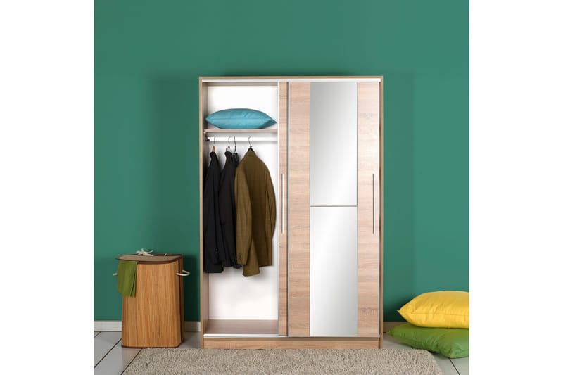 Wardrobe Eik-Sonoma - Natur - Oppbevaring - Klesoppbevaring - Garderober & garderobesystem