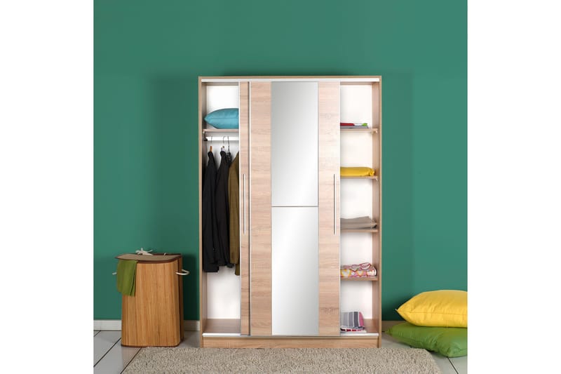 Wardrobe Eik-Sonoma - Natur - Oppbevaring - Klesoppbevaring - Garderober & garderobesystem