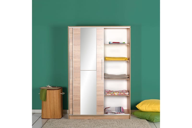 Wardrobe Eik-Sonoma - Natur - Oppbevaring - Klesoppbevaring - Garderober & garderobesystem