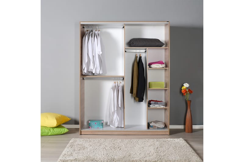 Wardrobe Eik-Sonoma - Oppbevaring - Klesoppbevaring - Garderober & garderobesystem