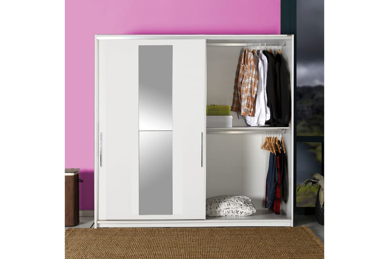 Wardrobe Hvit - Hvit - Oppbevaring - Klesoppbevaring - Garderober & garderobesystem