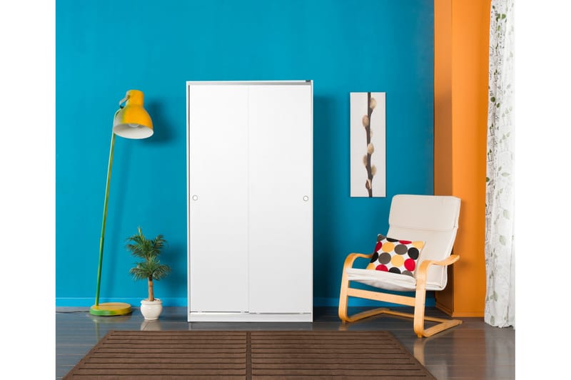 Wardrobe Hvit - Hvit - Oppbevaring - Klesoppbevaring - Garderober & garderobesystem
