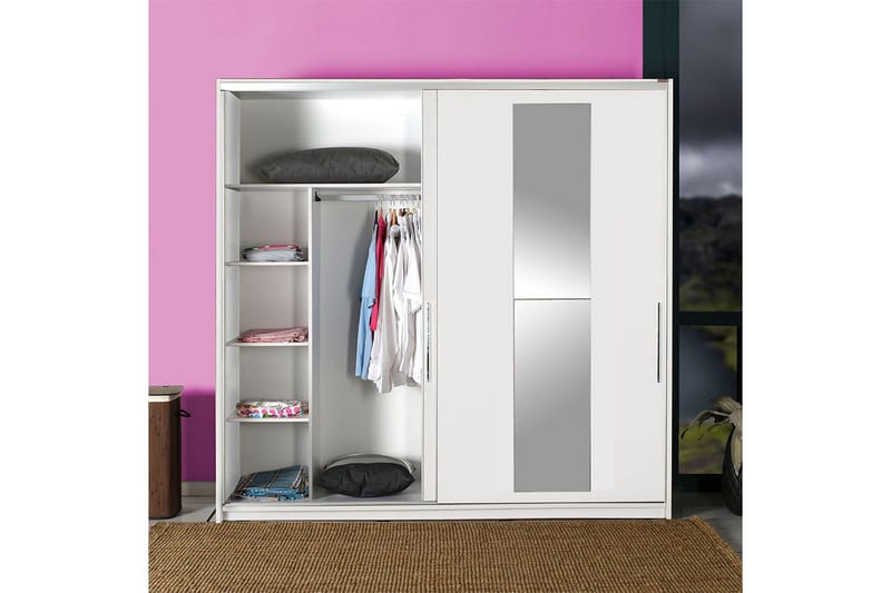 Wardrobe Hvit - Hvit - Oppbevaring - Klesoppbevaring - Garderober & garderobesystem