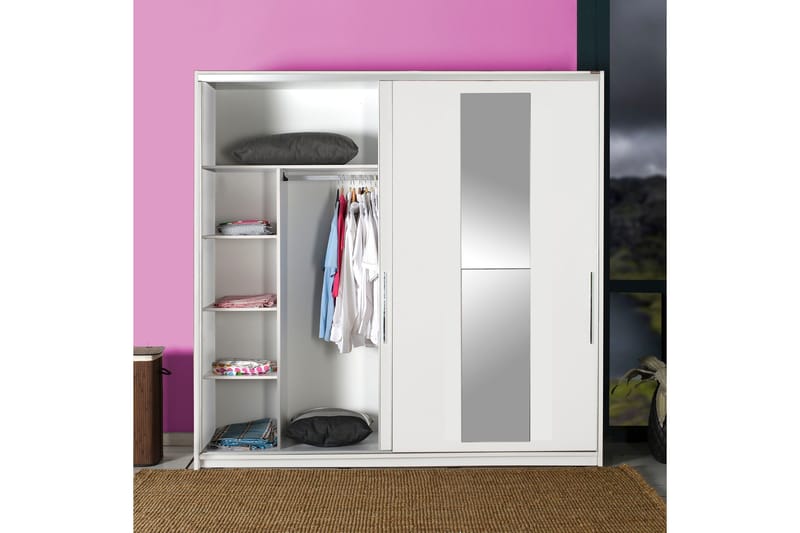 Wardrobe Hvit - Hvit - Oppbevaring - Klesoppbevaring - Garderober & garderobesystem