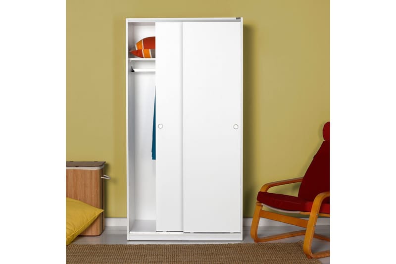 Wardrobe Hvit - Hvit - Oppbevaring - Klesoppbevaring - Garderober & garderobesystem